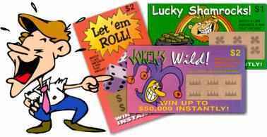 fake lottery tickets, practical jokes,