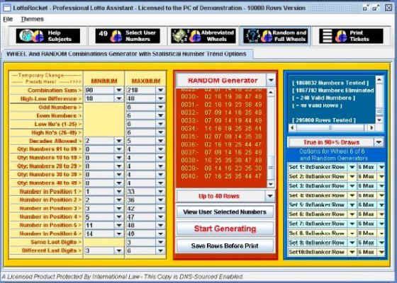 Lottozahlen Lotttery Lotto Program