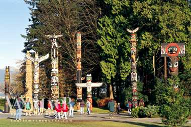 Totem Poles in Stanley Park