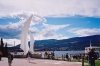 By Okanagan Lake in downtown Kelowna, BC
