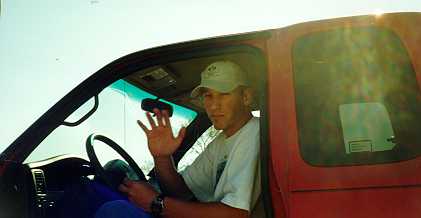 Troy in the Tonka toy