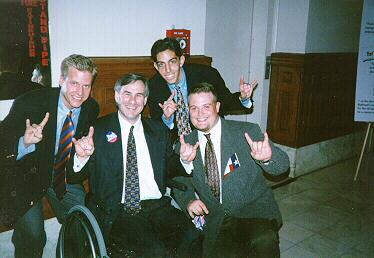 Judge Abbott and a few Longhorns