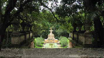 Fountain, distant