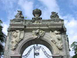 Garden entrance gate