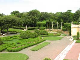 Overlooking the gardens from the Secret Garden