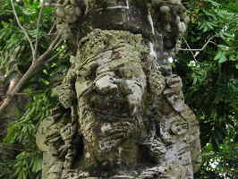 Scary garden statuary
