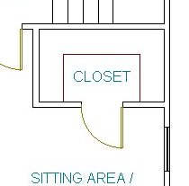 Sitting Area Closet