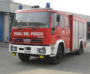 Eurofire Pumper in Italy's colors