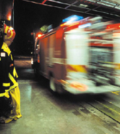 Firefighters in the USA respond to a blaze every 45 seconds