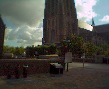 Grote Kerk, bewolkt