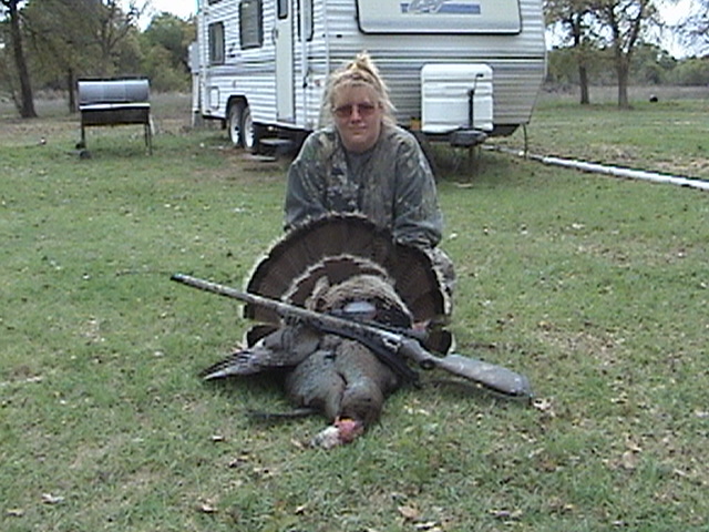 Marjie & the turkey she called in