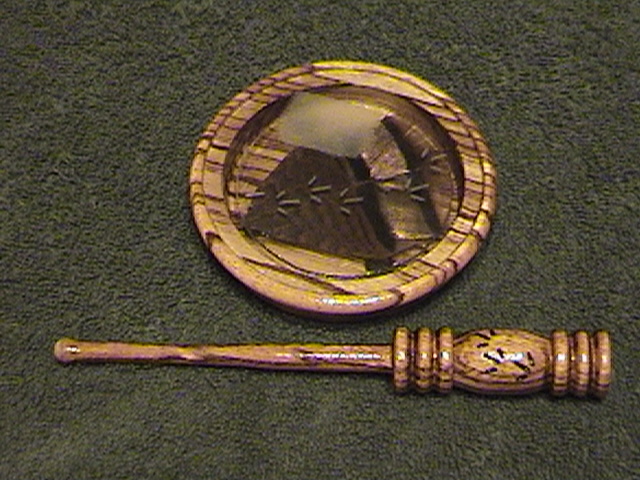 Kaiser Kalls Zebrawood Call Glass 2003 Set #1 of 10
