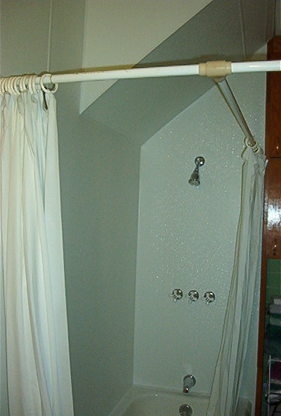 After fifty years the walls around the tub were sagging 