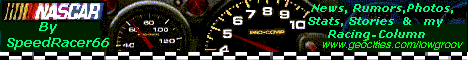 Welcome NASCARFAN!