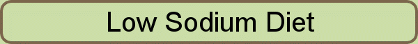 Low Sodium Diet