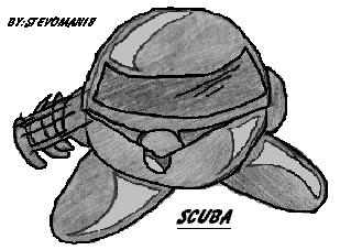 I made this pic of Metal Samus Kirby from Super Smash Bros. Melee