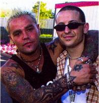 Chester con Shifty de Crazy Town