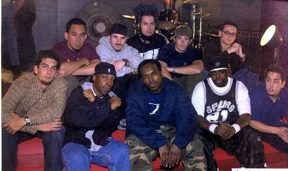 LP con the X-ecutioners cuando filmaron Its goin down.