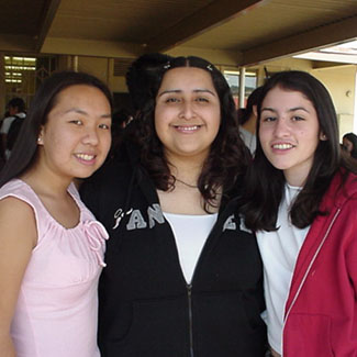 i really like this one: jen (me), roxy, and beeeee-renda