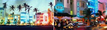 South Beach Nightlife - Neon Lights
