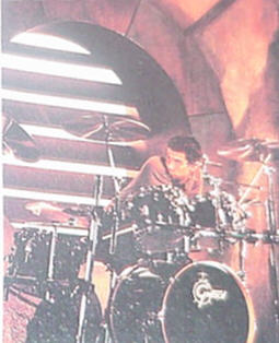 Drummer Rob bourdon gets wicked