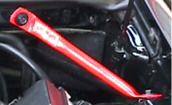 Right Red Painted Eng Bay Brace