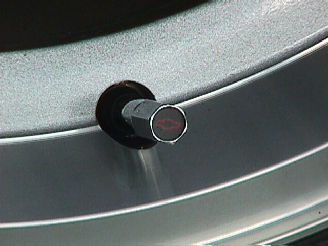 Red Bowtie Valve Stem Caps
