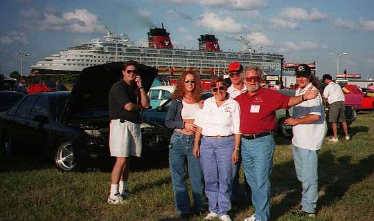 Evans Barker, Wayne Beaman, Charlie and Cheryl Parker, and Sandy Clisby