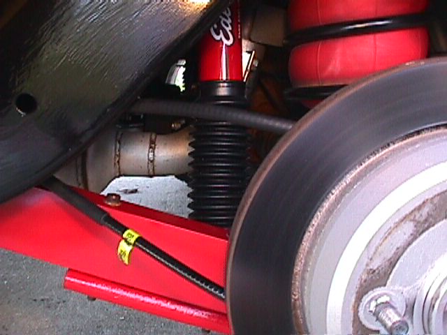 Left rear shock