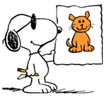snoopy show the picture