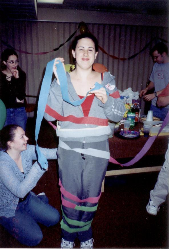 Hehe...Mummified Sandi!