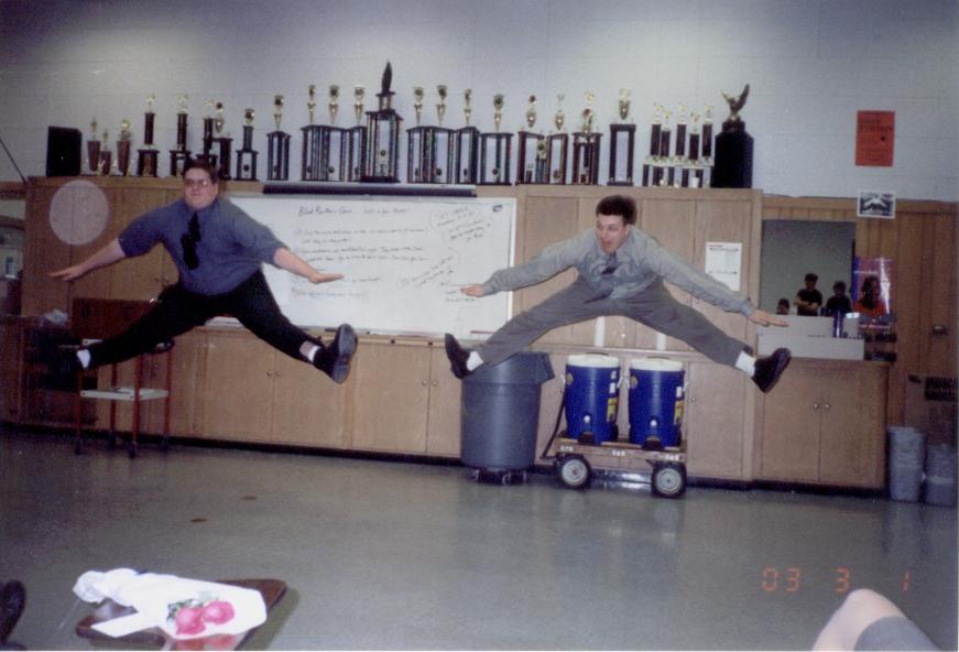 It looks like Minder's legs are bending up...?