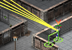 A grunt uses corner dancing to Opp Fire through a window.