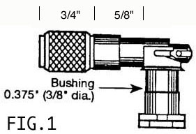 Fig.1 of LSR tuner showing bushing measurement