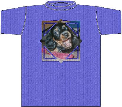 Rex on a t-shirt