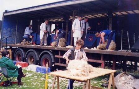 Clippiing at Portree Show