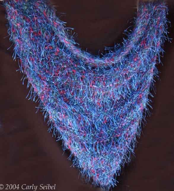 LuBelle Beads-Blue Mohair Shawl (49kb)