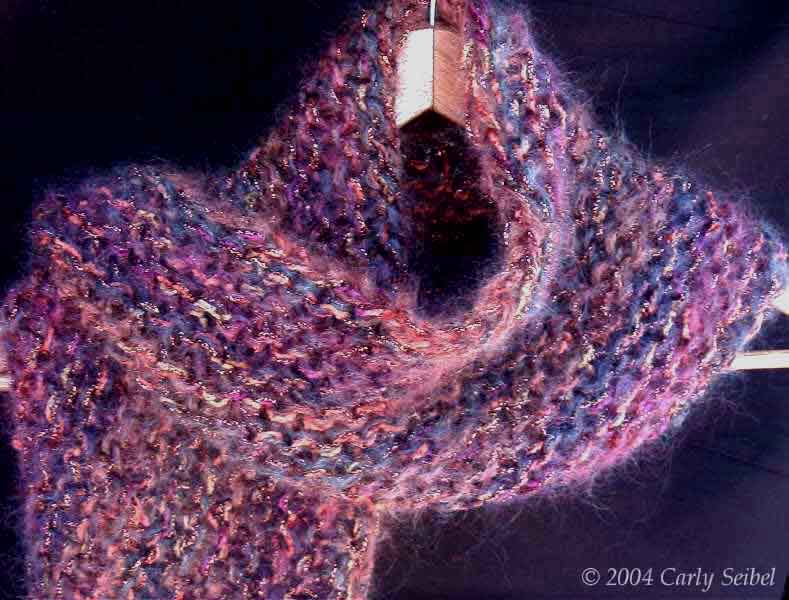 LuBelle Beads-Autumn Colors Mohair Scarf (62kb)