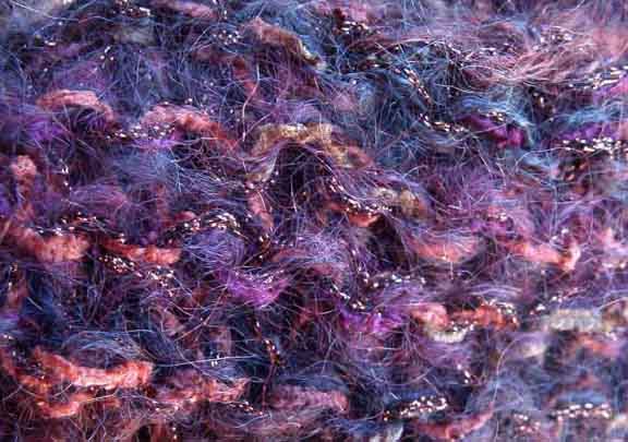 LuBelle Beads-Autumn Colors Mohair Scarf-Detail