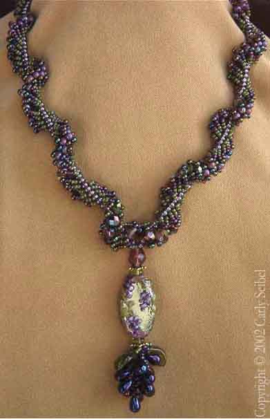 LuBelle Beads-Grape Vine Necklace