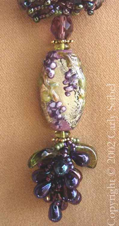 LuBelle Beads-Grape Vine Necklace (22kb)