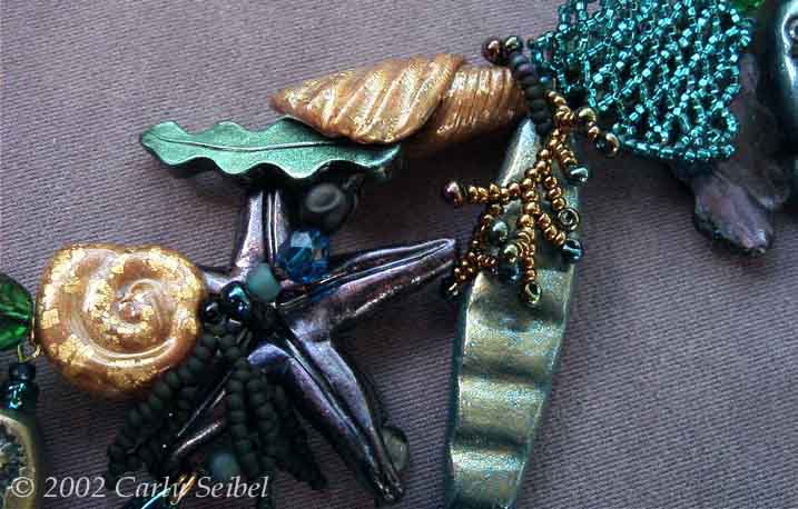 LuBelle Beads-The Mermaid Necklace, Side View