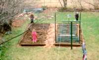 The Veggie Beds - just after Easter Weekend