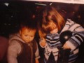 Tirando petardos con mi prima Nadia