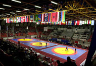 Estadio Dimitris Tofalos, sede de la competencia. Hac� click para ampliar..