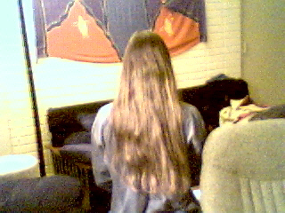 My long hair...long gone