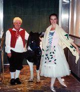 Lucinda with the pony in La Fille mal gardee