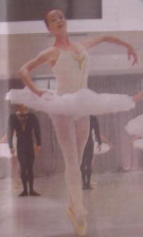 Lucinda in Symphony in C rehersals