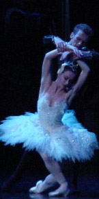 Lucinda and Matt in Beyond 40's Swan Lake