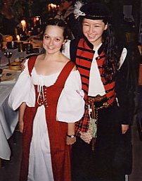 Corinne and her new Lady in Waiting